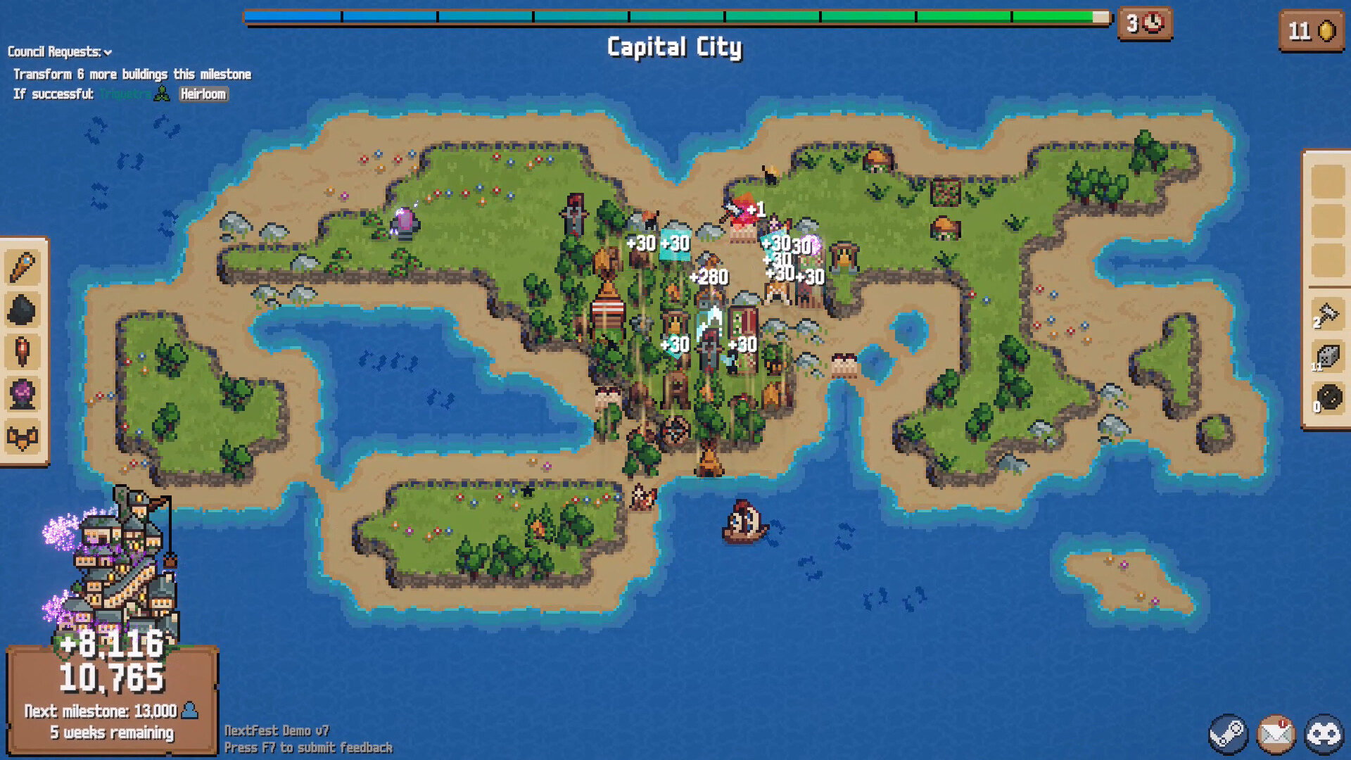 Combolands: Roguelike Citybuilder - Key Game Steam Online - Việt Hóa screenshot