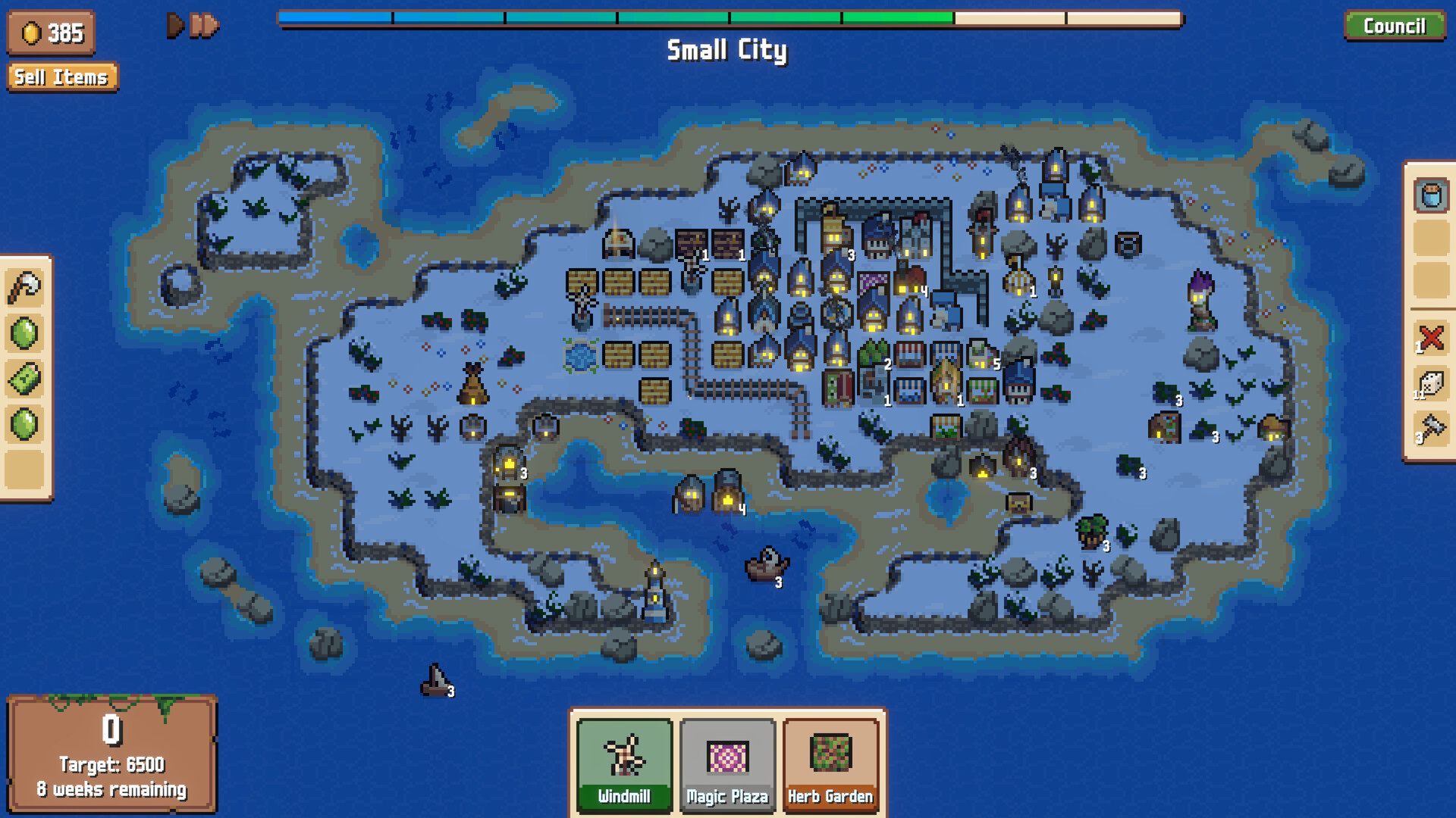 Combolands: Roguelike Citybuilder - Key Game Steam Online - Việt Hóa screenshot