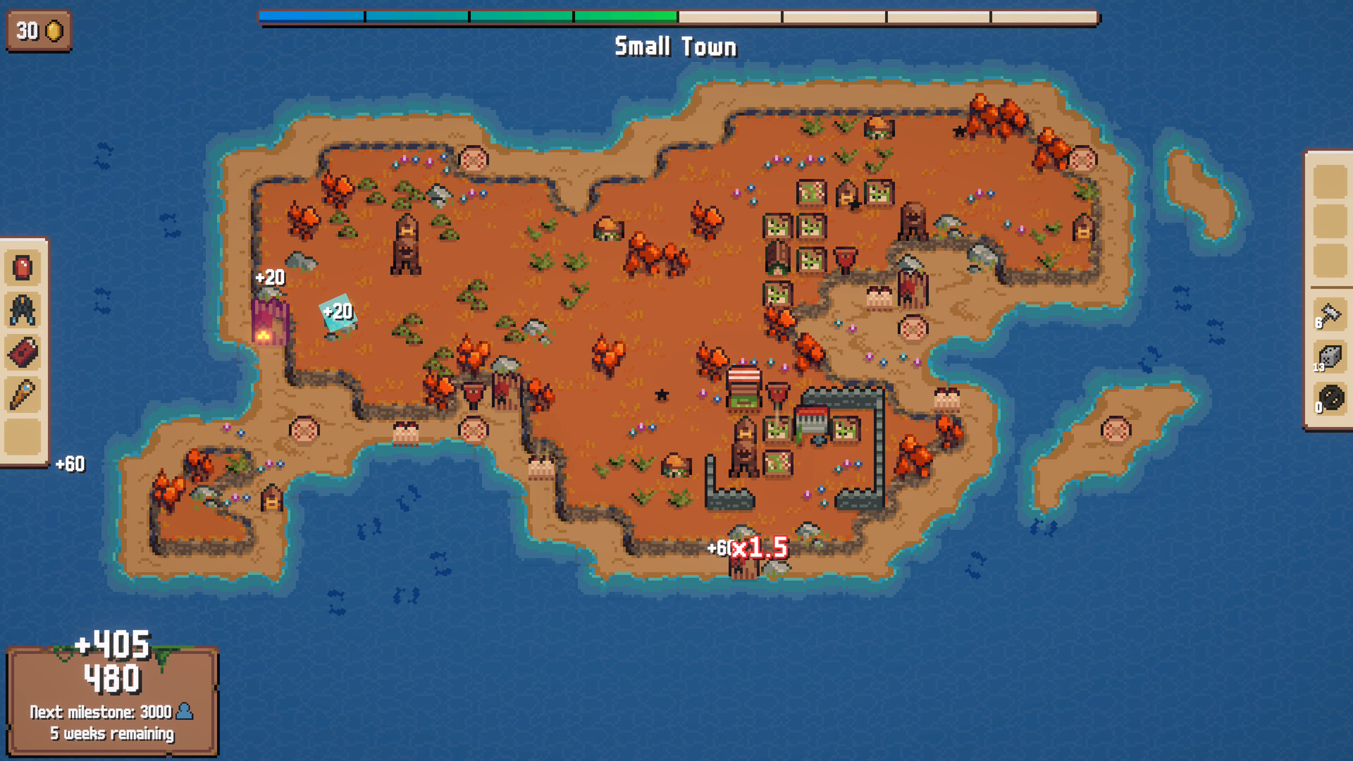 Combolands: Roguelike Citybuilder - Key Game Steam Online - Việt Hóa screenshot