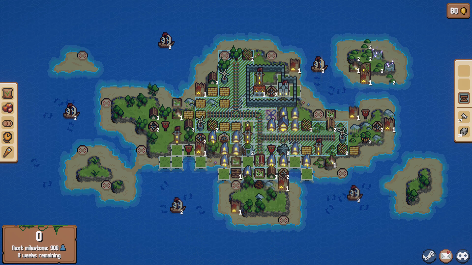 Combolands: Roguelike Citybuilder - Key Game Steam Online - Việt Hóa screenshot