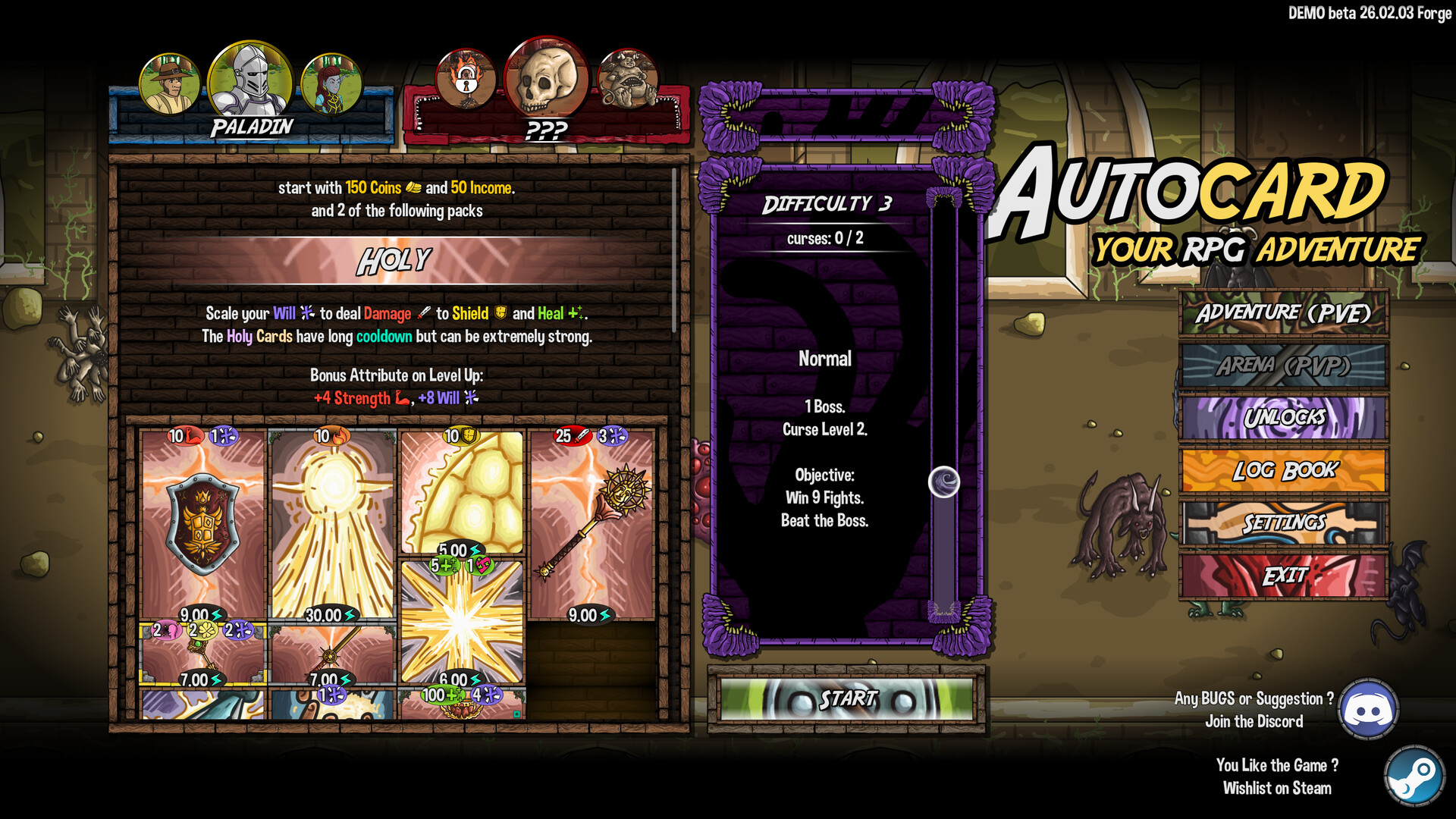 Autocard - Your RPG Adventure - Key Game Steam Online - Việt Hóa screenshot
