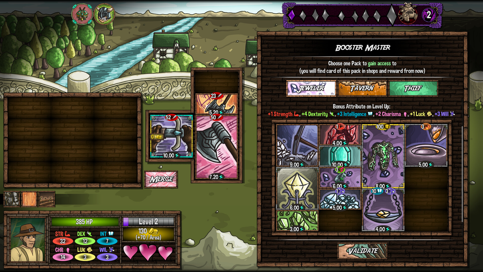 Autocard - Your RPG Adventure - Key Game Steam Online - Việt Hóa screenshot